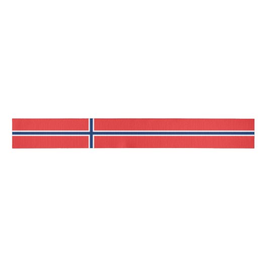 Noorse vlag grosgrain lint (Voorkant)