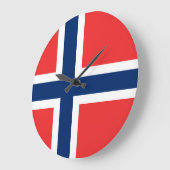 Noorse vlag grote klok (Hoek)
