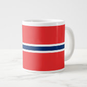 Noorse vlag grote koffiekop (Voorkant rechts)
