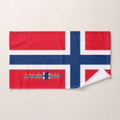 Noorse vlag handdoek (Handdoek)