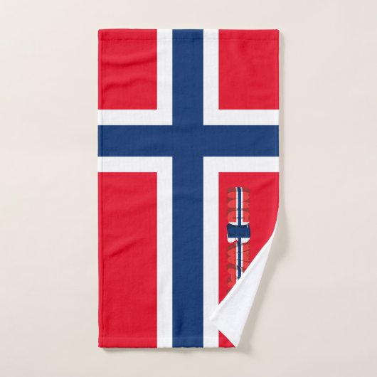 Noorse vlag handdoek (Handdoek)