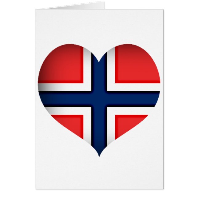 Noorse vlag Heart (Voorkant)