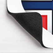 Noorse vlag Heart Muismat (Hoek)