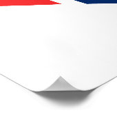 Noorse vlag Heart Poster (Hoek)