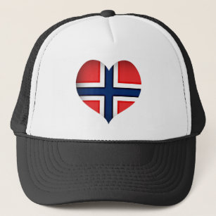 Noorse vlag Heart Trucker Pet