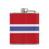 Noorse vlag heupfles (Achterkant)