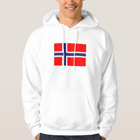 Noorse vlag hoodie (Voorkant)