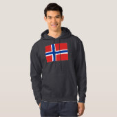 Noorse vlag hoodie (Voorkant volledig)