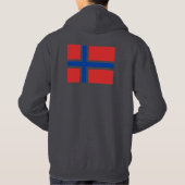 Noorse vlag hoodie (Achterkant)