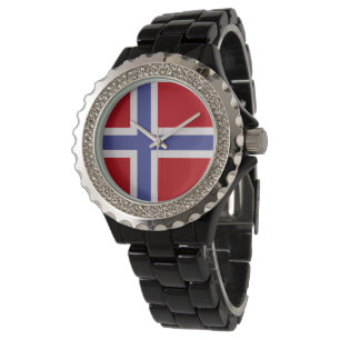 Noorse vlag horloge