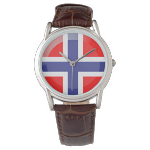 Noorse vlag horloge