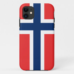 Noorse vlag iPhone-case   Ontwerp Noorwegen iPhone 11 Hoesje