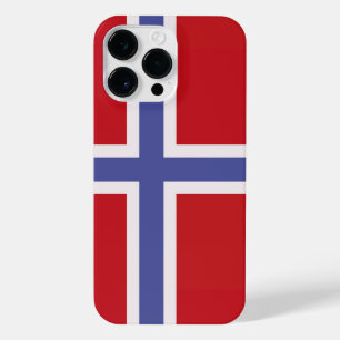 Noorse vlag iPhone 14 pro max hoesje