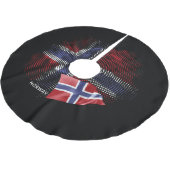 Noorse vlag kerstboom rok (Gekanteld)