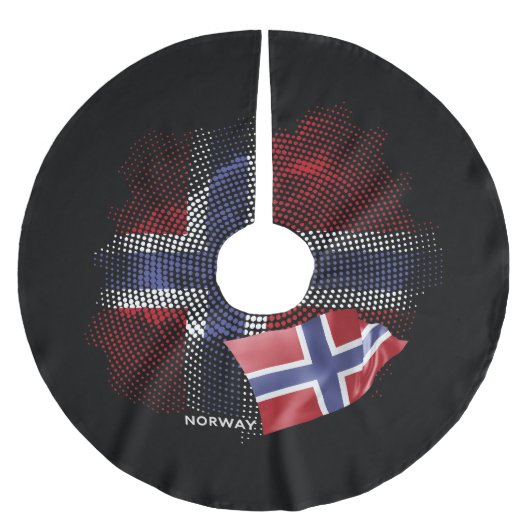 Noorse vlag kerstboom rok (Voorkant)