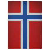 Noorse vlag klembord (Achterkant)