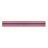Noorse vlag kleuren lint, patriotten, Noorwegen Grosgrain Lint (Voorkant)