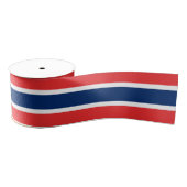 Noorse vlag kleuren lint, patriotten, Noorwegen Grosgrain Lint (Spoel)