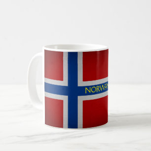 Noorse vlag koffiemok