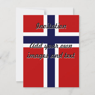 Noorse vlag - Kongeriket Norge - Noorse vlag Kaart