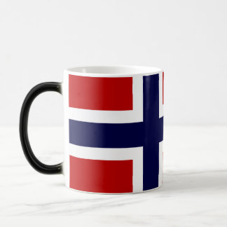 Noorse vlag - Kongeriket Norge - Noorse vlag Magische Mok