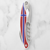 Noorse vlag kurkentrekker (Achterkant)