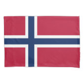 Noorse vlag kussensloop (Voorkant)