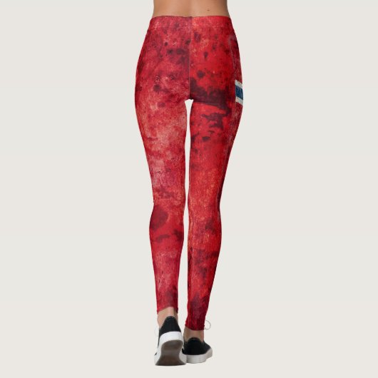 Noorse vlag leggings (Achterkant)