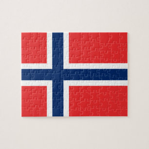 Noorse vlag legpuzzel