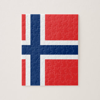 Noorse vlag legpuzzel