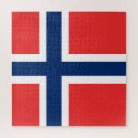 Noorse vlag legpuzzel<br><div class="desc">Noorse vlag</div>