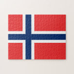 Noorse vlag legpuzzel<br><div class="desc">Noorse vlag</div>