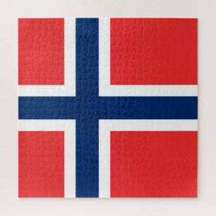 Noorse vlag legpuzzel