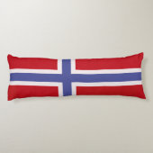 Noorse vlag lichaamskussen (Achterkant)