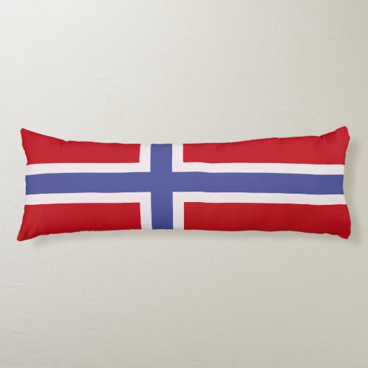 Noorse vlag lichaamskussen (Voorkant)