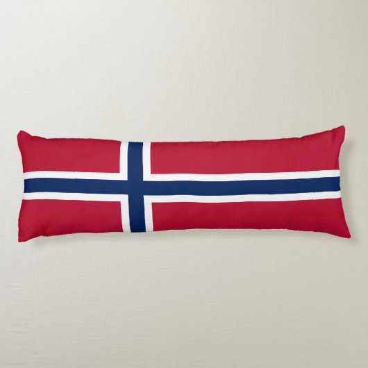Noorse vlag lichaamskussen (Achterkant)