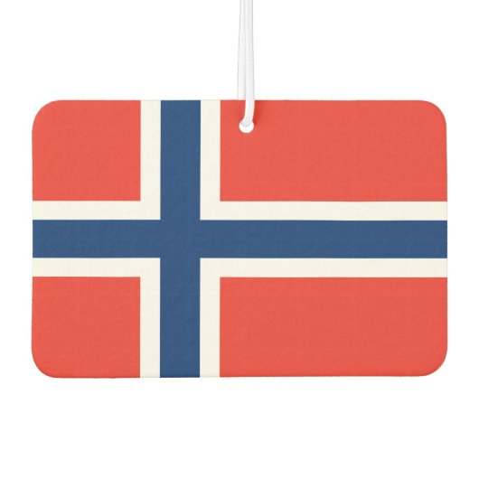 Noorse vlag luchtverfrisser (Voorkant)