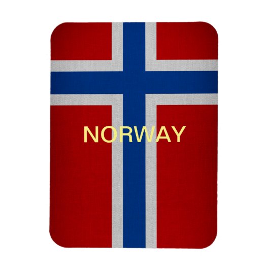 Noorse vlag magneet (Verticaal)