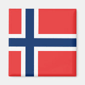 Noorse vlag magneet (Voorkant)