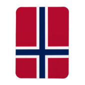 Noorse vlag magneet (Verticaal)