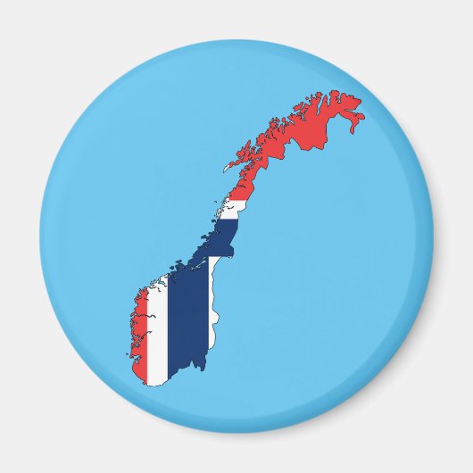 Noorse vlag magneet (Voorkant)