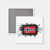 Noorse vlag magneet (Voorkant / Achterkant)