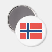 Noorse vlag magneet (Voorkant / Achterkant)
