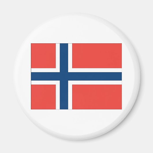 Noorse vlag magneet (Voorkant)