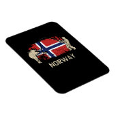 Noorse vlag magneet (Rechterzijde)