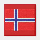 Noorse vlag magneet (Voorkant)