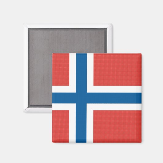 Noorse vlag magneet (Voorkant / Achterkant)
