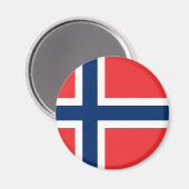 Noorse vlag magneet (Voorkant / Achterkant)