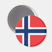 Noorse vlag magneet (Voorkant / Achterkant)