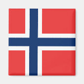 Noorse vlag magneet (Voorkant)